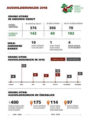 Infografik «Auswilderungen 2018»